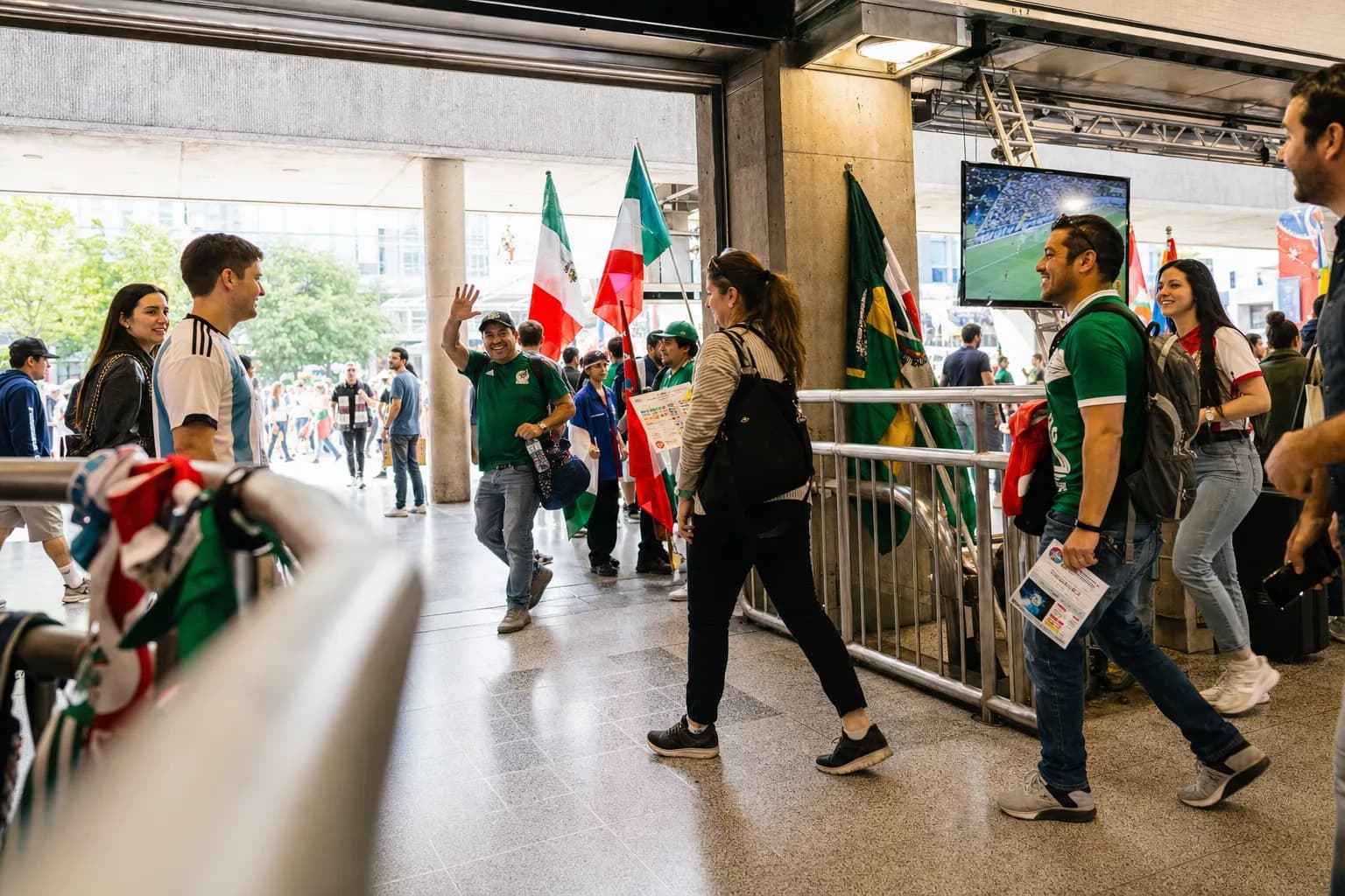 Can Astoria NYC Make Watch World Cup 2026 Work as a Transit-First Match Day? - bright varied World Cup viewing scene 1