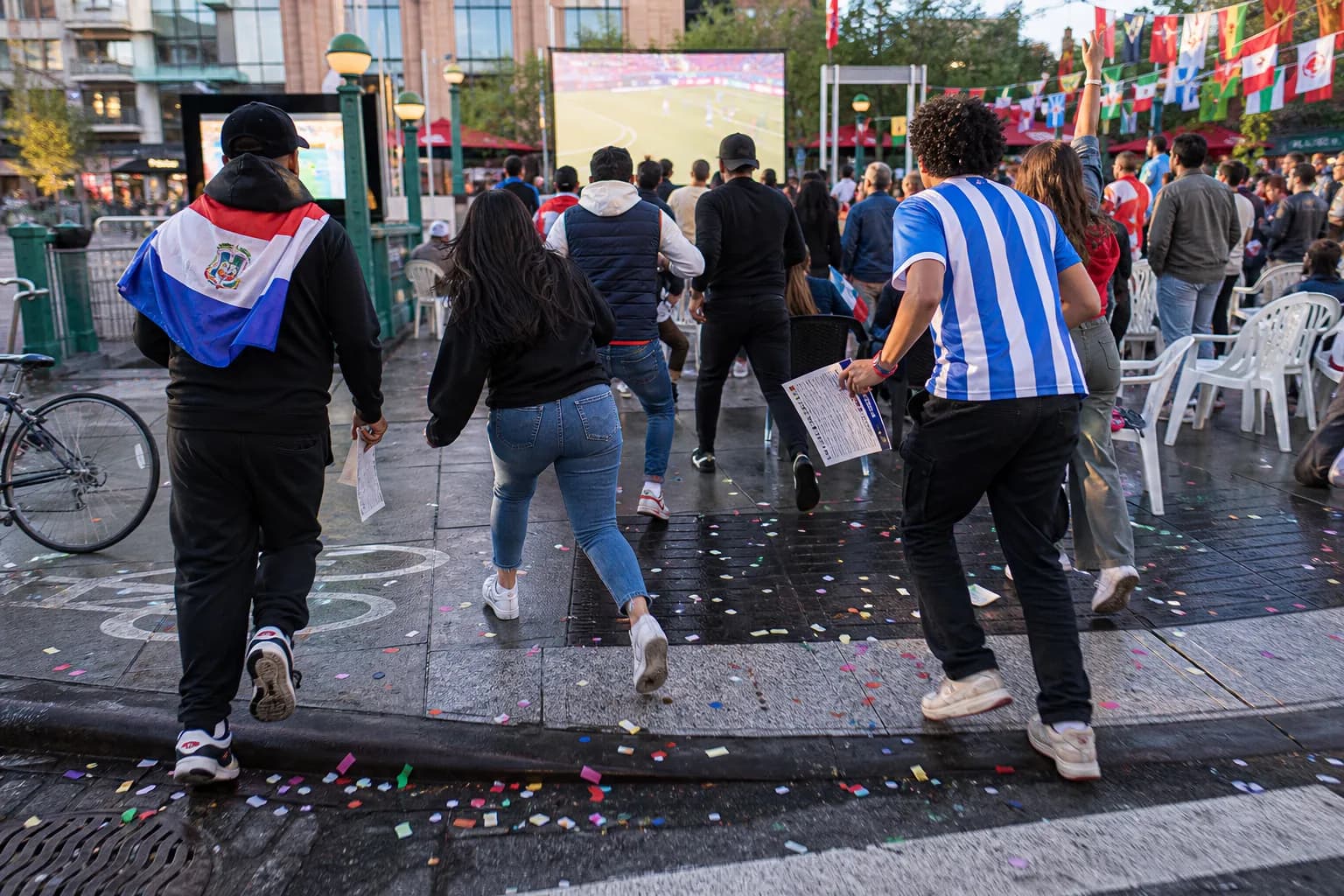 Can Astoria NYC Make Watch World Cup 2026 Work as a Transit-First Match Day? - bright varied World Cup viewing scene 3