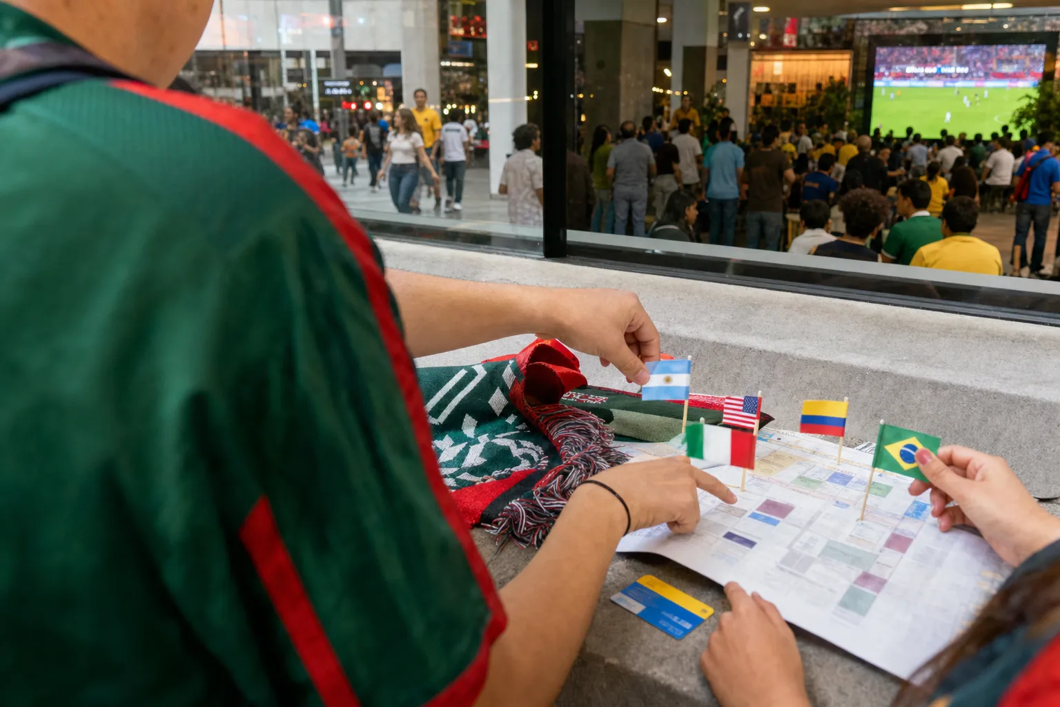 Can Flushing NYC Make FIFA World Cup Schedule 2026 Work as a Family-Friendly Public Screen? - bright varied World Cup viewing scene 1