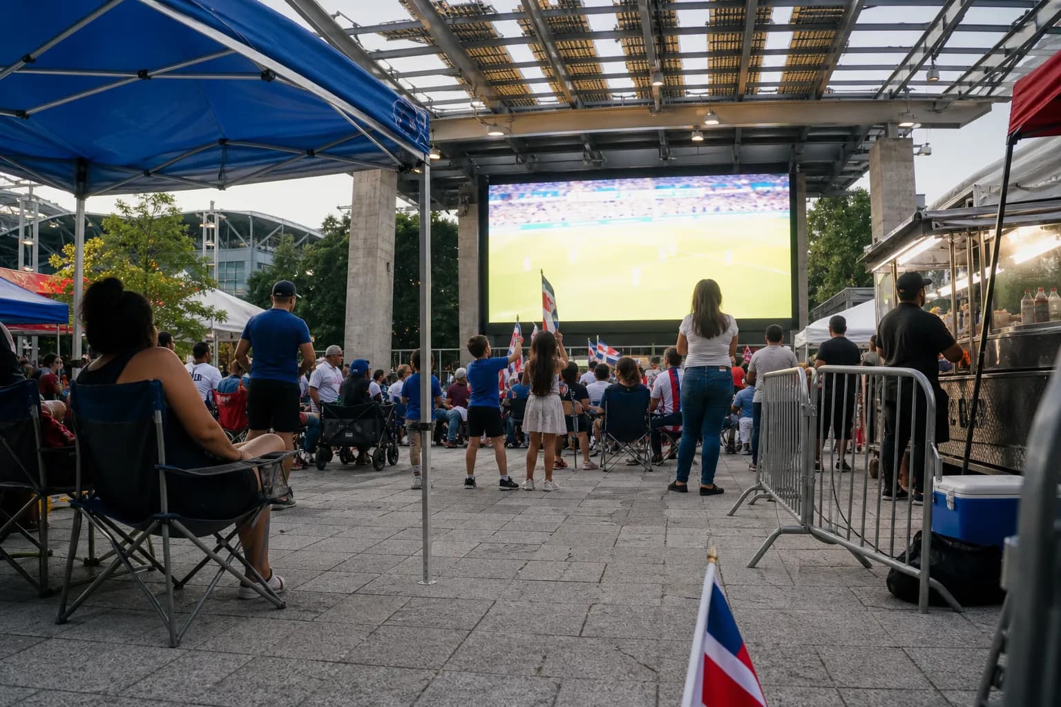 Can Flushing NYC Make FIFA World Cup Schedule 2026 Work as a Family-Friendly Public Screen? - bright varied World Cup viewing scene 3