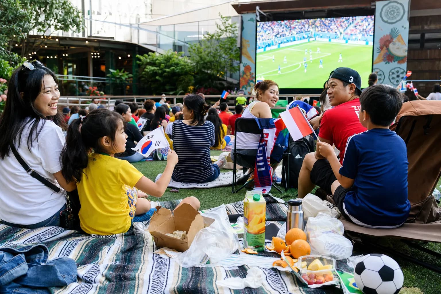 Can Flushing NYC Make FIFA World Cup Schedule 2026 Work as a Family-Friendly Public Screen? - bright World Cup cover with varied objects and setting
