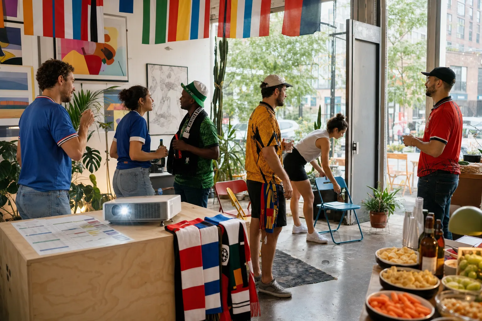 Can Long Island City NYC Make Games World Cup 2026 Work as a Bar-Free Watch Night? - bright varied World Cup scene 2