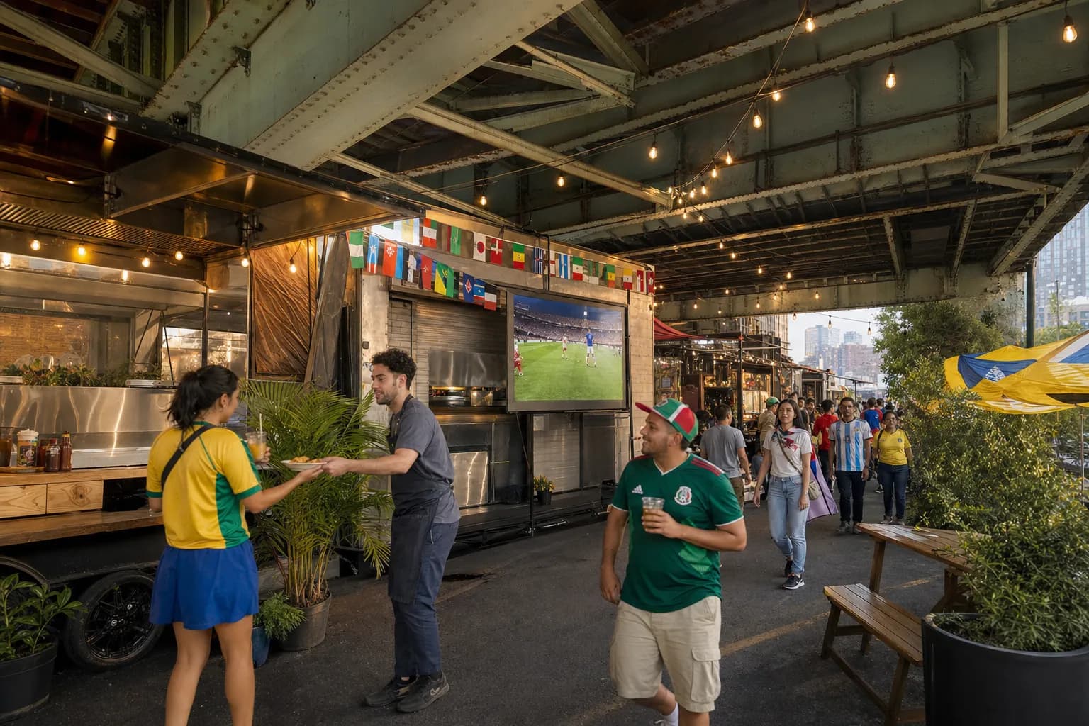 Can Long Island City NYC Make Games World Cup 2026 Work as a Bar-Free Watch Night? - bright varied World Cup scene 3