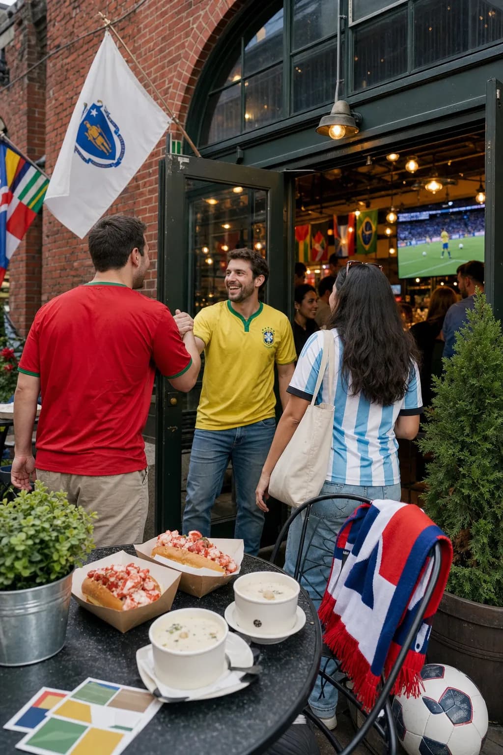 What Is the Best Low-Stress Boston Route for When Is The World Cup 2026 for Free Screens? - bright varied World Cup preview cover