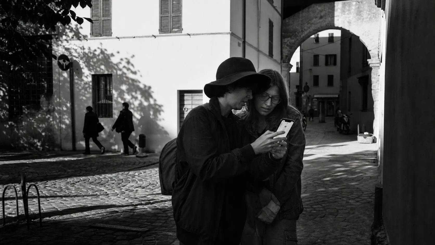 A real city moment showing Karpo helping someone act after using Adobe Firefly