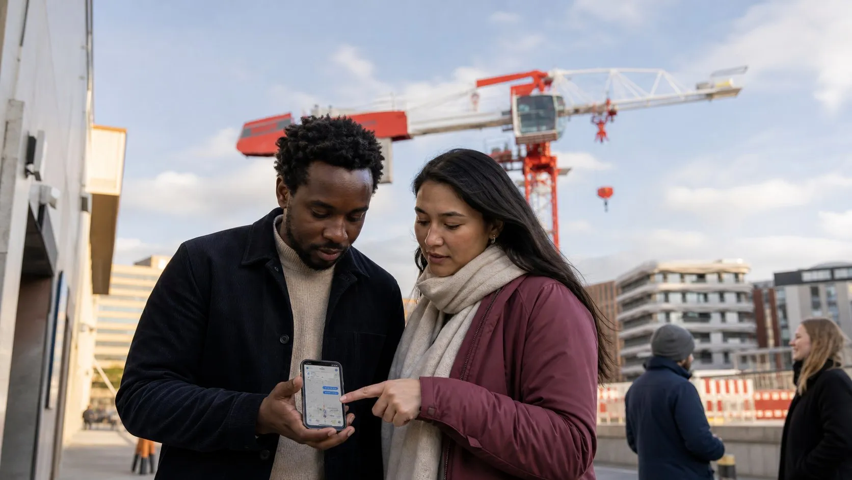 A real city moment showing Karpo helping someone act after using Amazon Nova Act