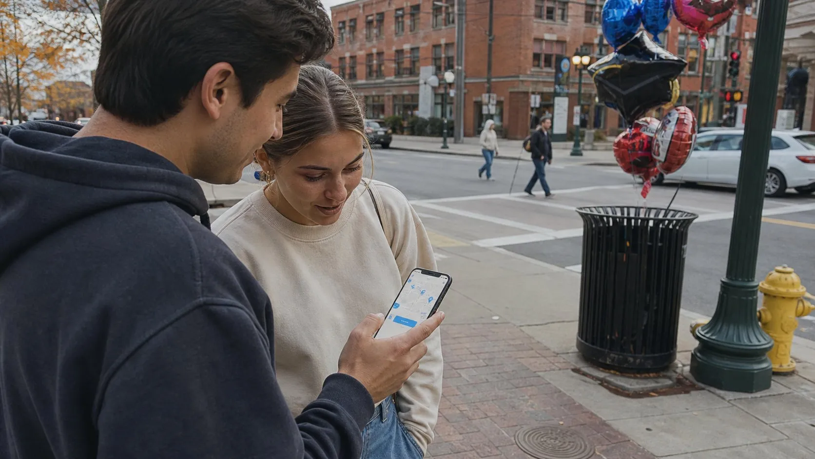 A real city moment showing Karpo helping someone act after using Cleo