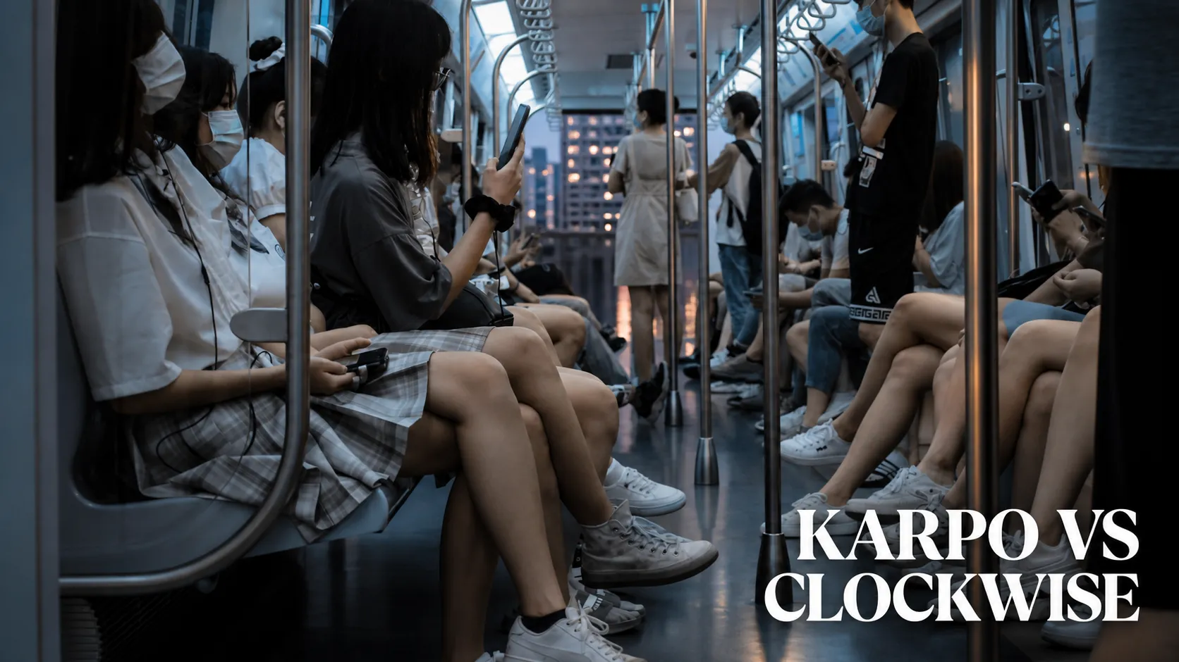 Karpo versus Clockwise in a photorealistic editorial comparison.