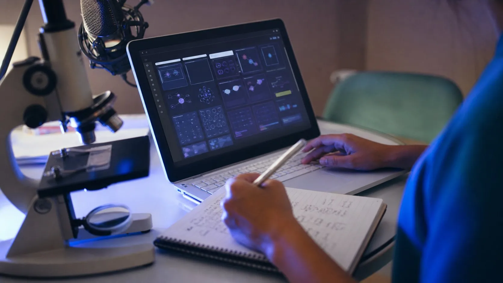 A photorealistic AI workspace work moment showing where Coda AI fits before a city decision