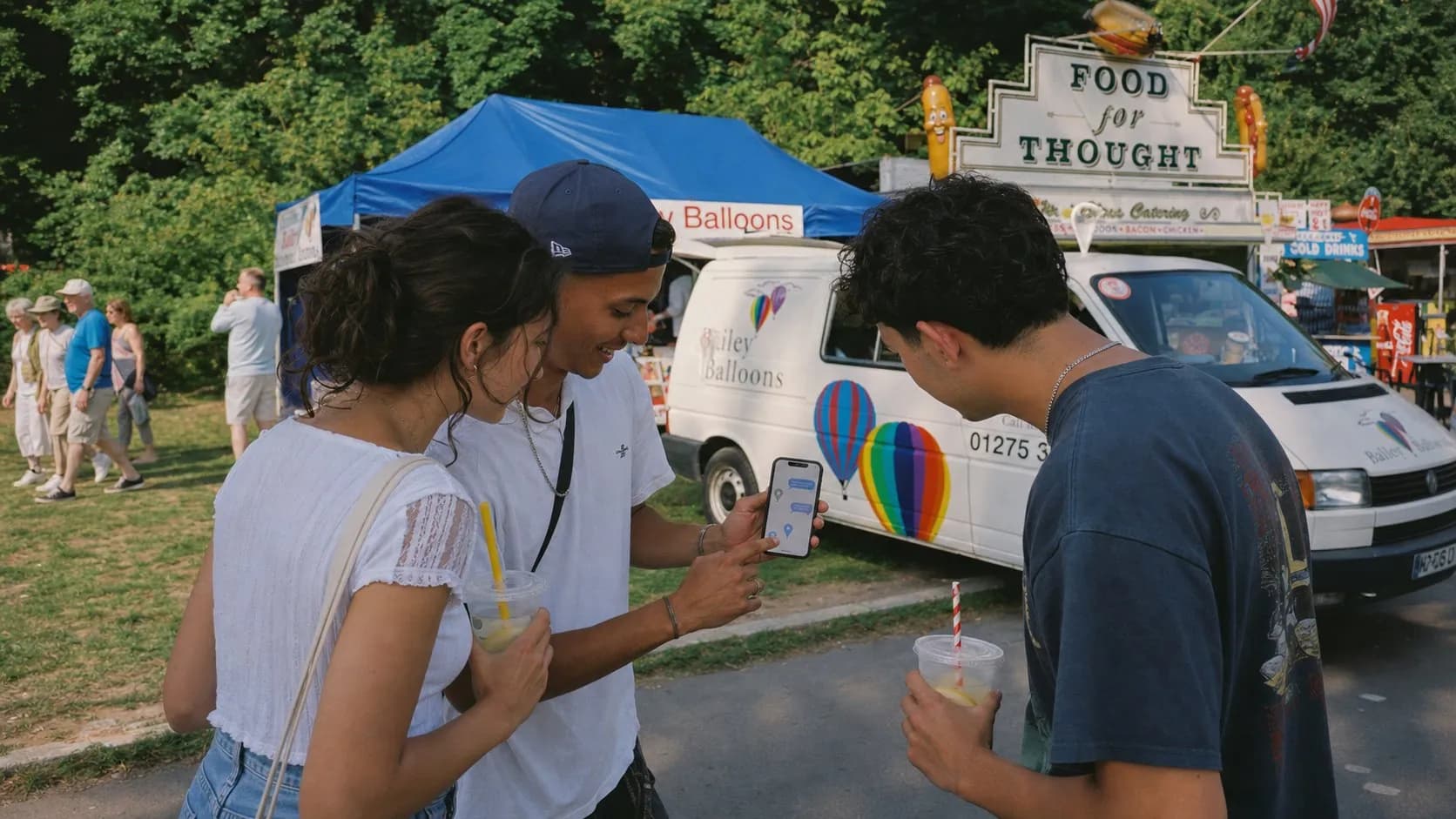 A real city moment showing Karpo helping someone act after using Creatify