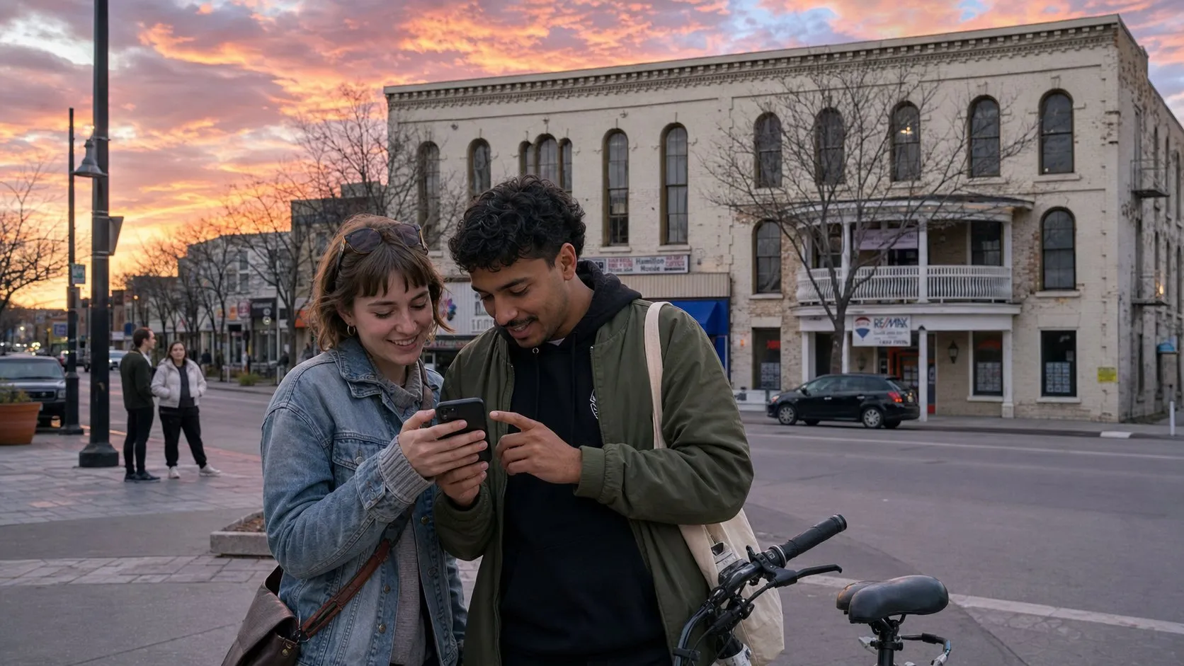 A real city moment showing Karpo helping someone act after using Daydream