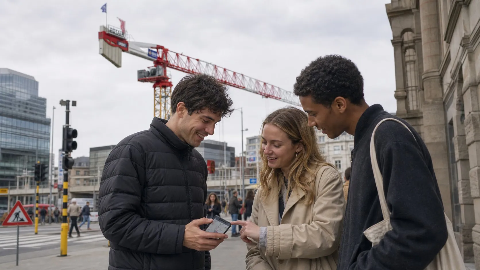 A real city moment showing Karpo helping someone act after using Devin