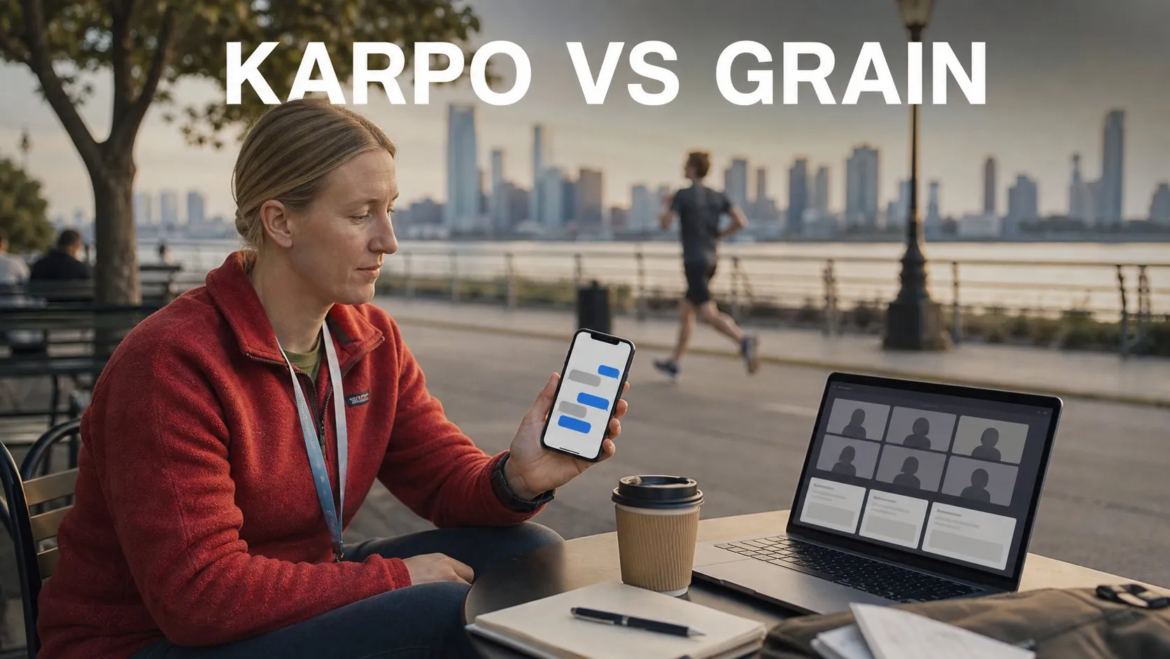 Photorealistic Karpo versus Grain comparison using a landscape route composition