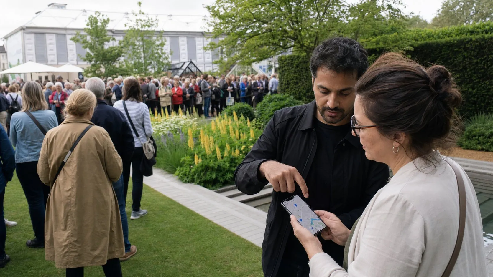 A real city moment showing Karpo helping someone act after using InVideo AI