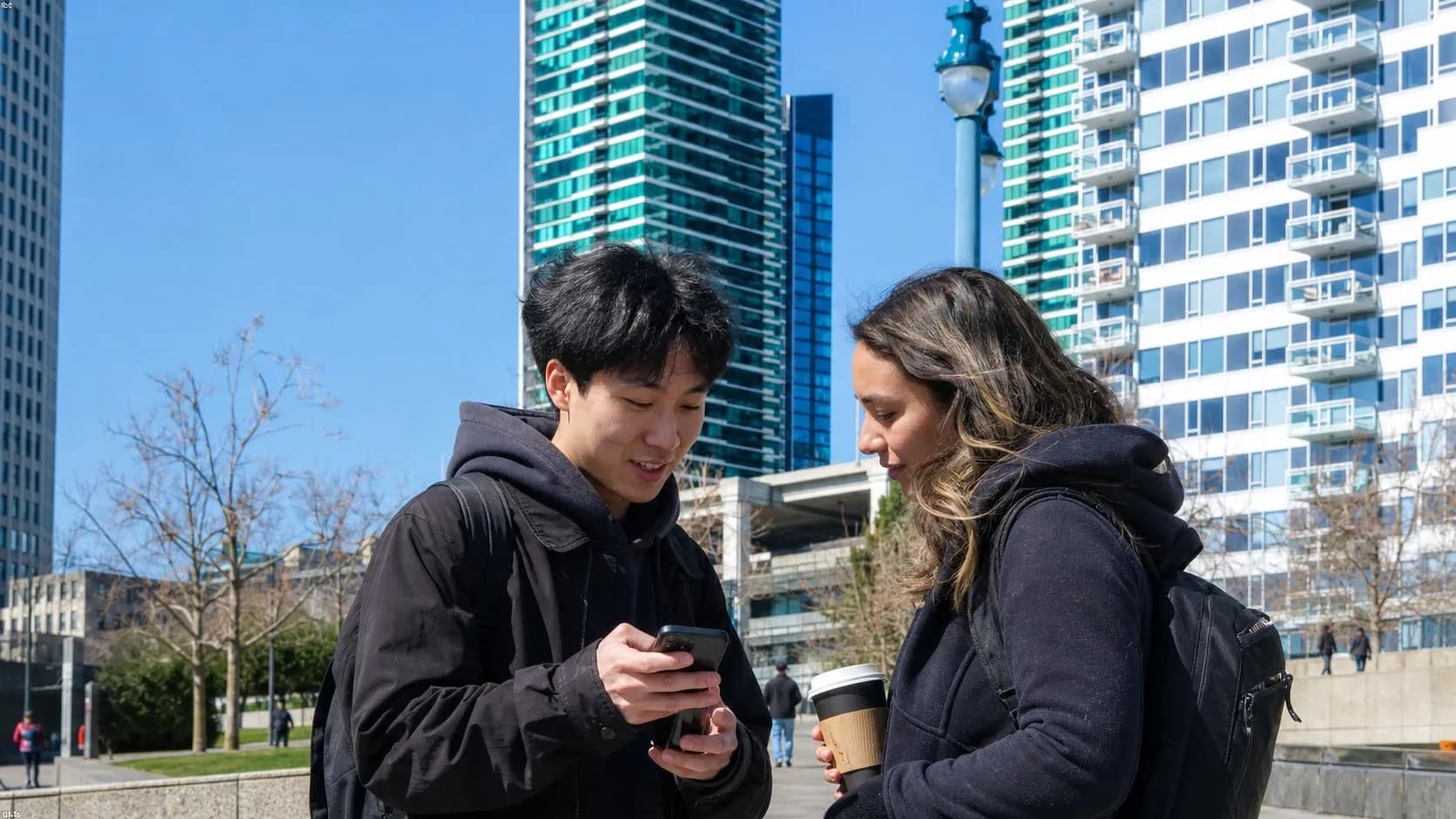A real city moment showing Karpo helping someone act after using Krea
