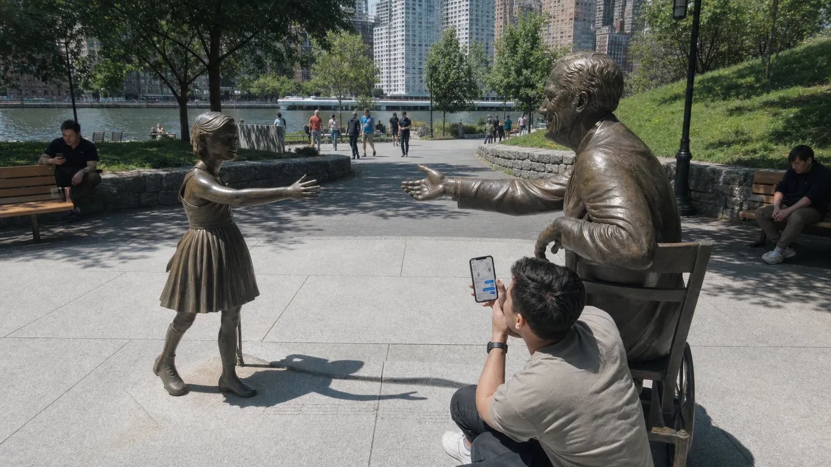 A real city moment showing Karpo helping someone act after using Litmaps