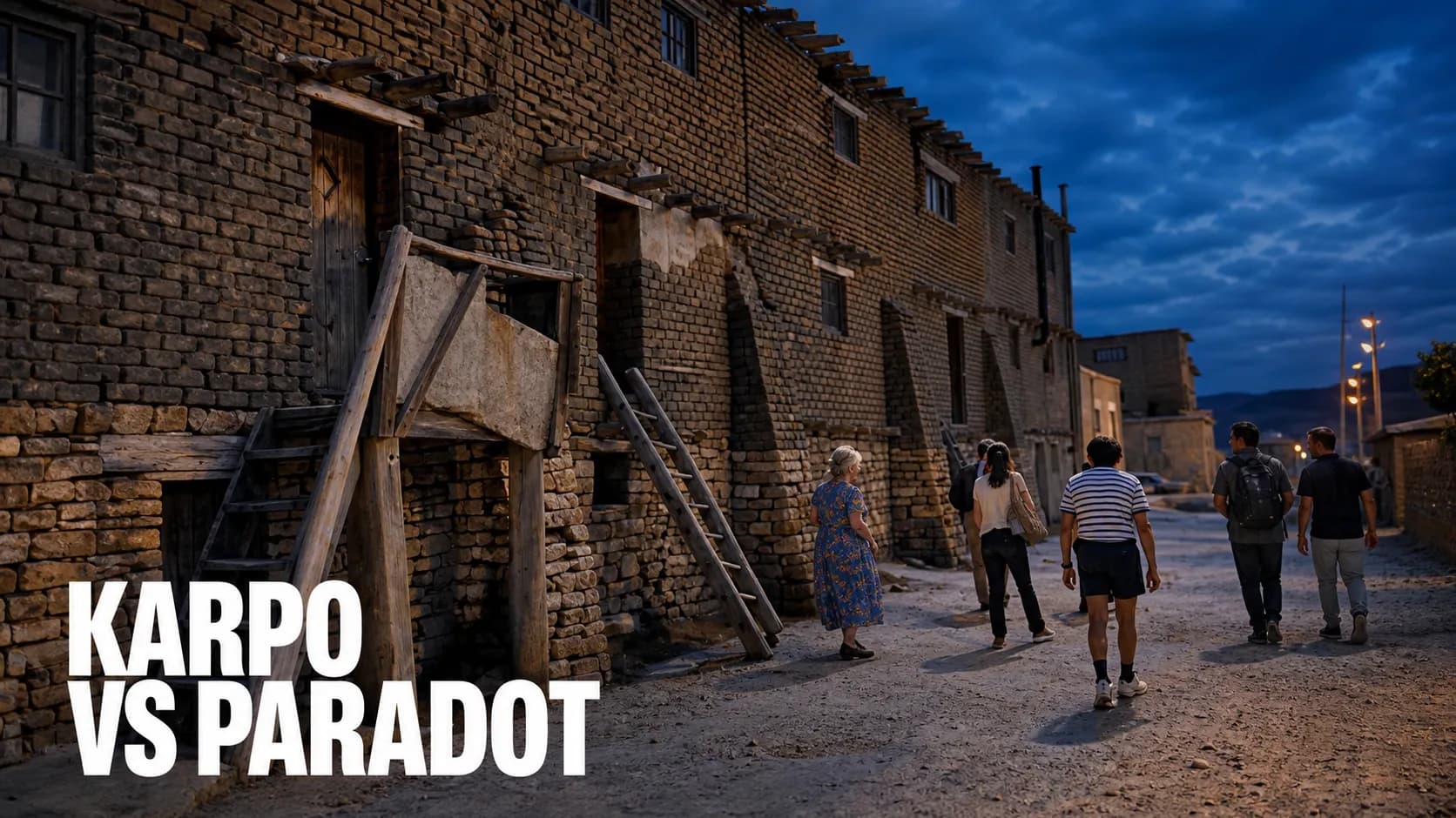 Karpo versus Paradot in a photorealistic editorial comparison.