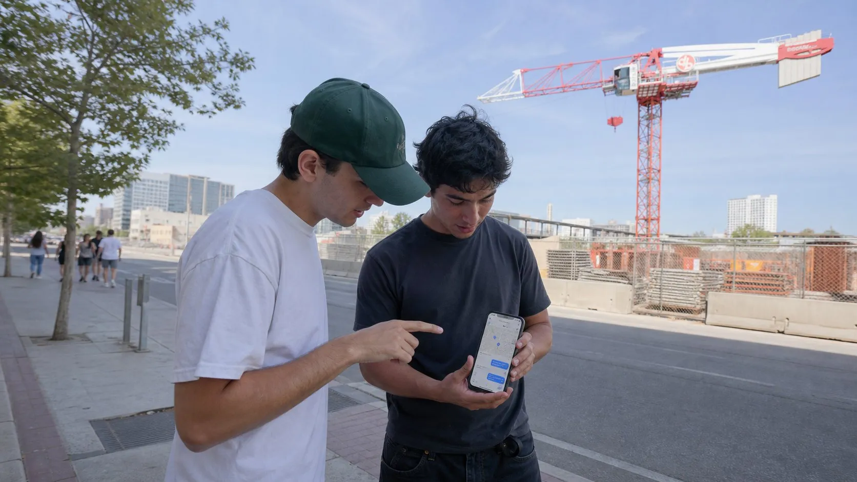 A real city moment showing Karpo helping someone act after using Relevance AI