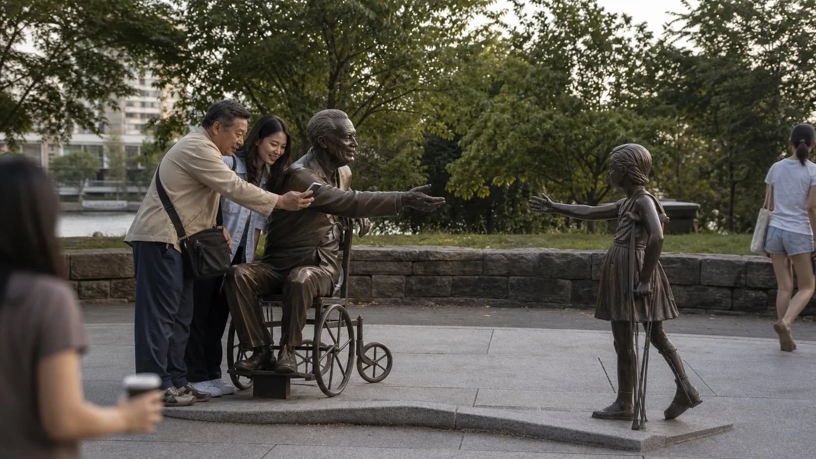 A real city moment showing Karpo helping someone act after using Scite