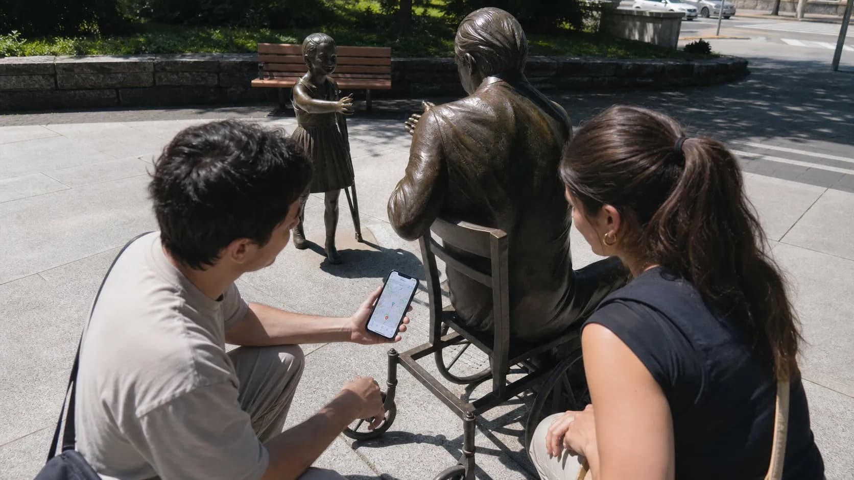 A real city moment showing Karpo helping someone act after using Semantic Scholar