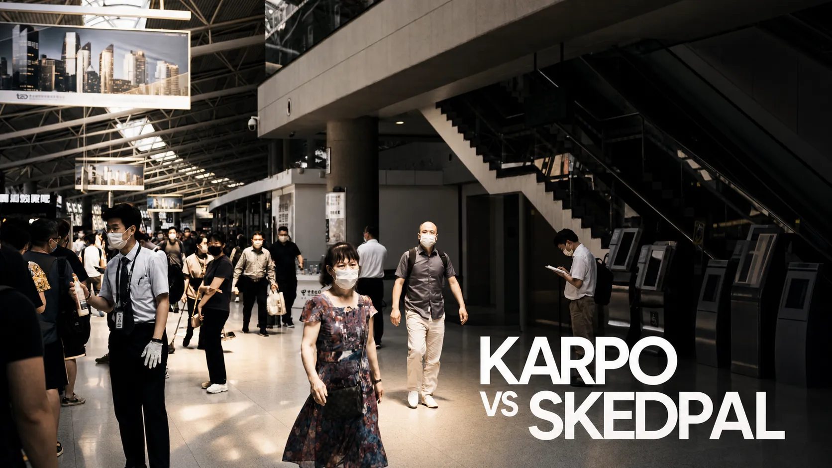 Karpo versus SkedPal in a photorealistic editorial comparison.