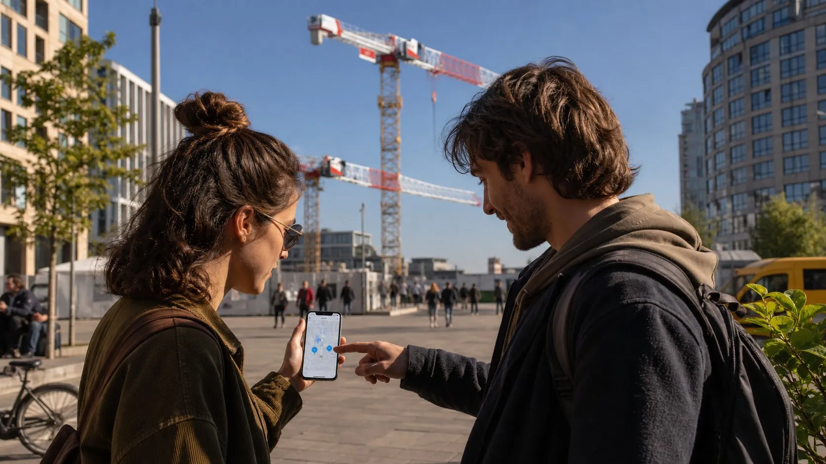 A real city moment showing Karpo helping someone act after using Zapier Agents