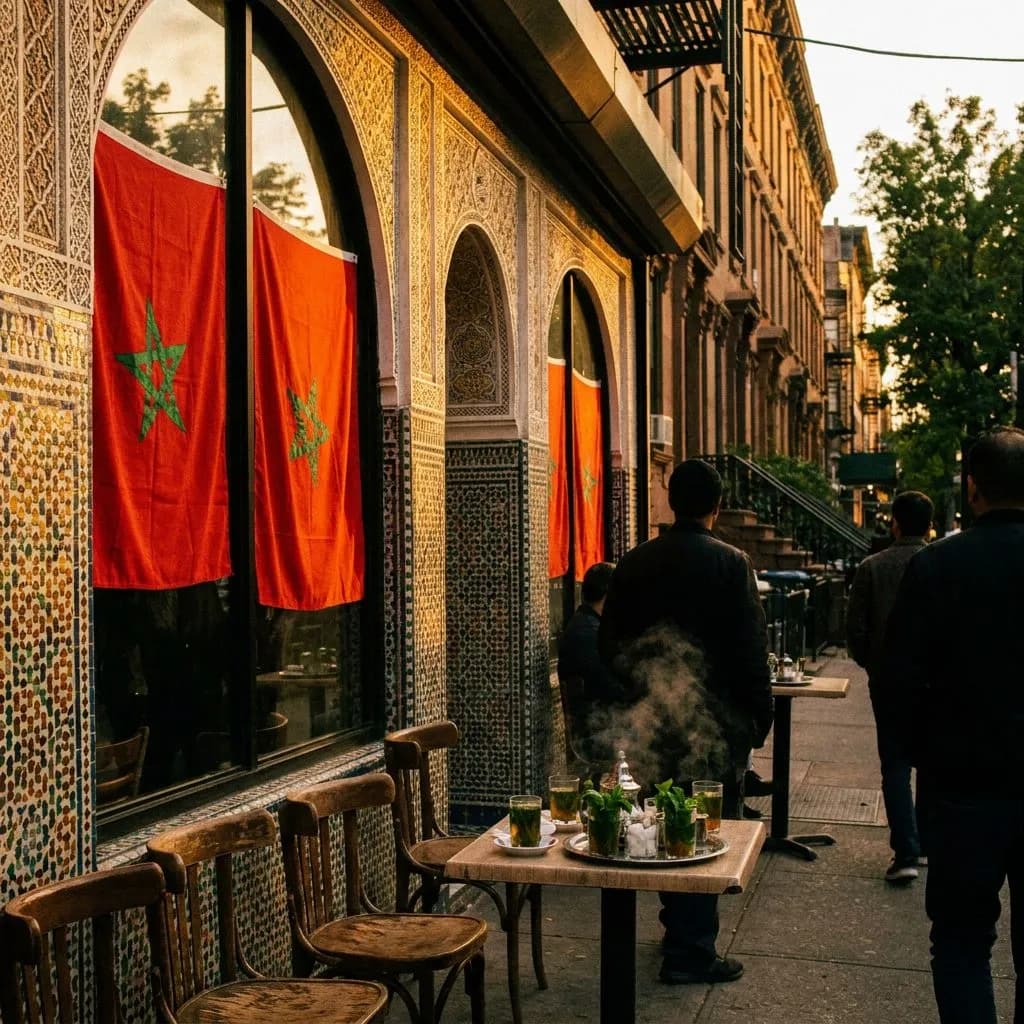 Morocco vs Spain Round of 16: Bay Ridge's Atlas Lions Cafés Face Off Against the West Village Tapas Crowd