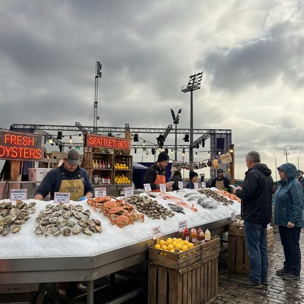 Local food and entertainment scene near the venue