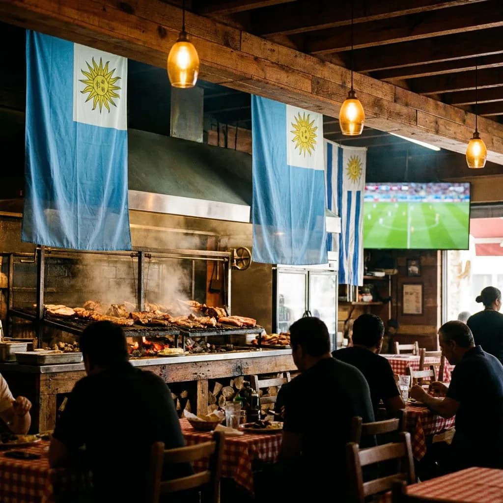 Uruguay Fans at the World Cup in Miami: The Montevideo Steakhouse Circuit Where Celeste Rules