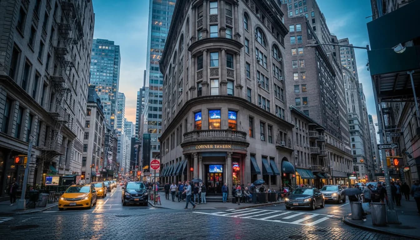 Where to Watch Mariners vs Yankees: Top NYC Sports Bars and Pubs — photorealistic New York City editorial scene