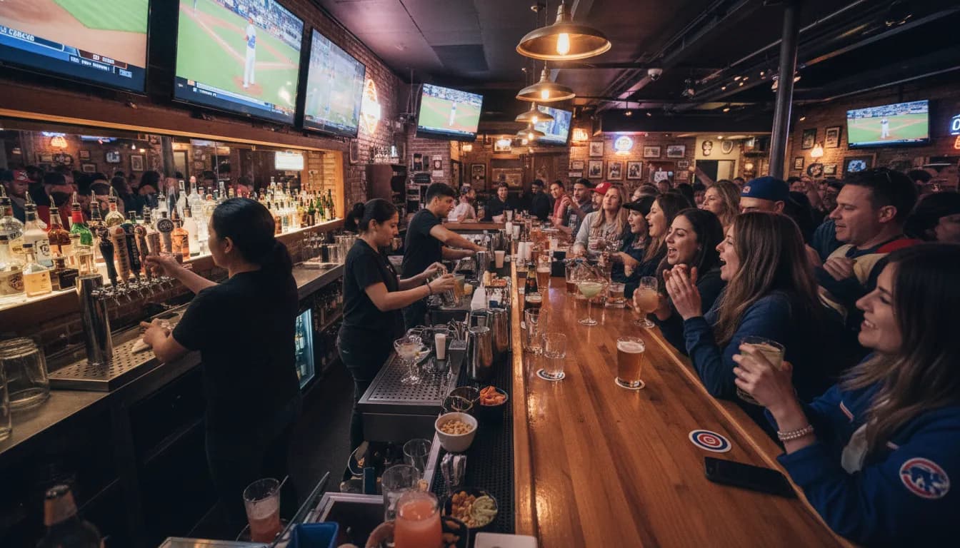 Practical city scene for Social Spots for Cubs vs Nationals in Los Angeles: Gatherings & Good Times