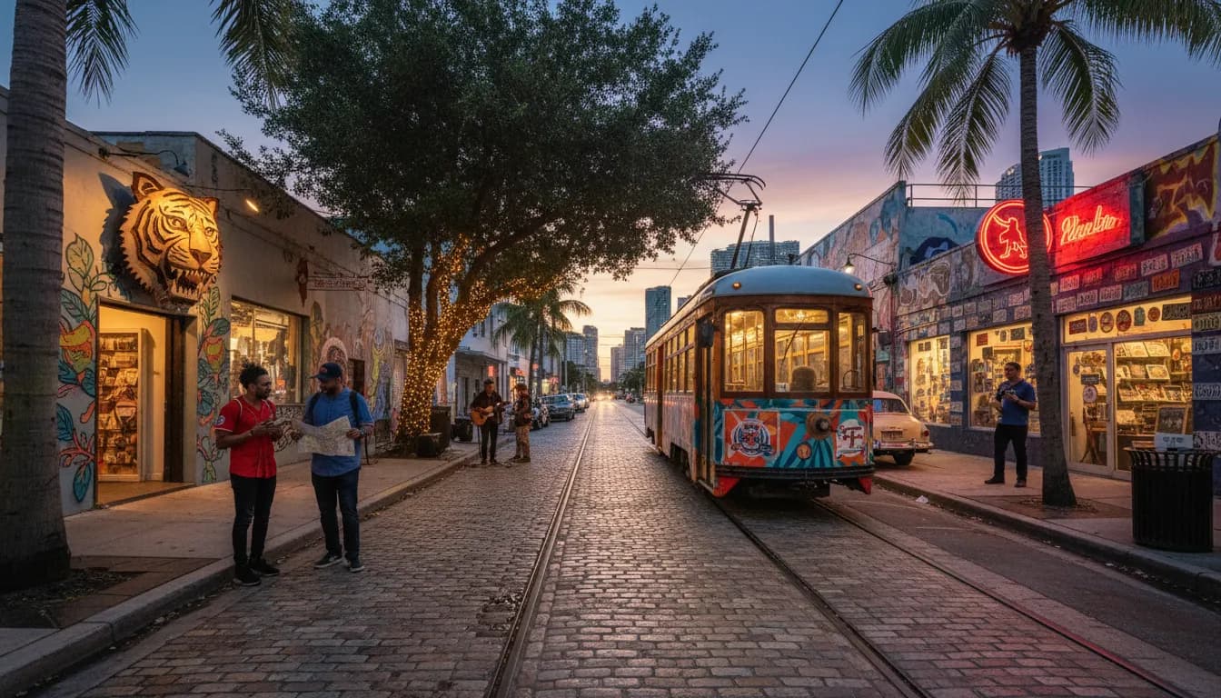 Practical city scene for Miami's Hidden Gems & Odd Finds: Guardians vs Tigers Edition