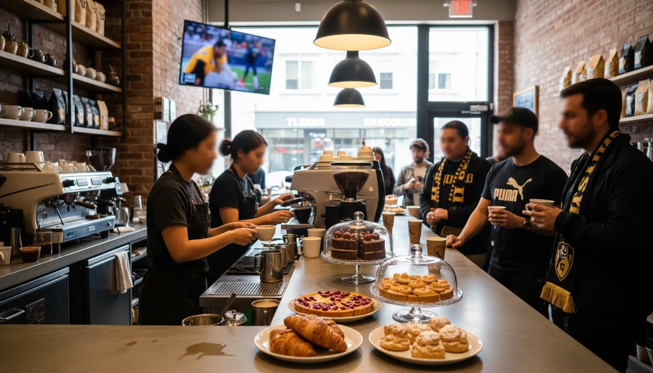 Local detail for Coffee & Dessert Spots for Columbus Crew - Pumas Fans in San Francisco