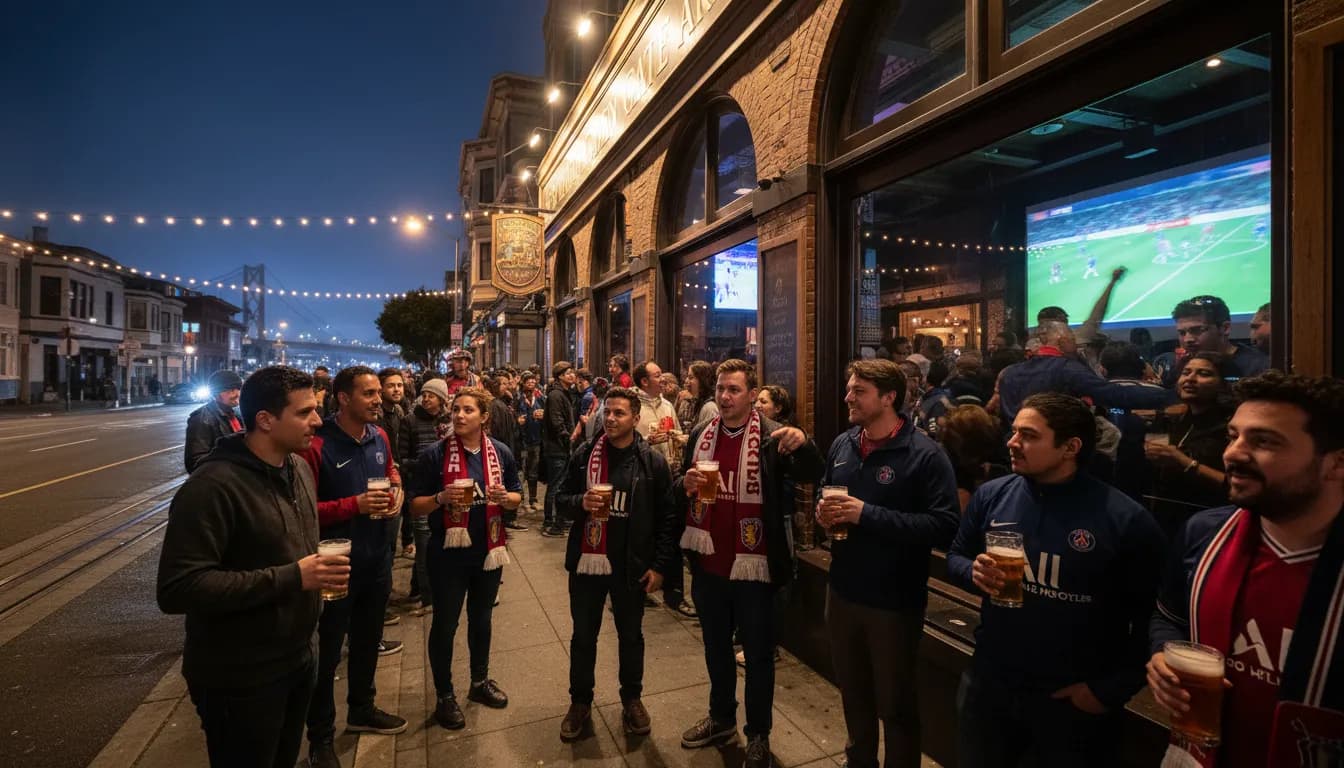 Local detail for Where to Catch PSG vs Aston Villa: San Francisco Watch Party Locations