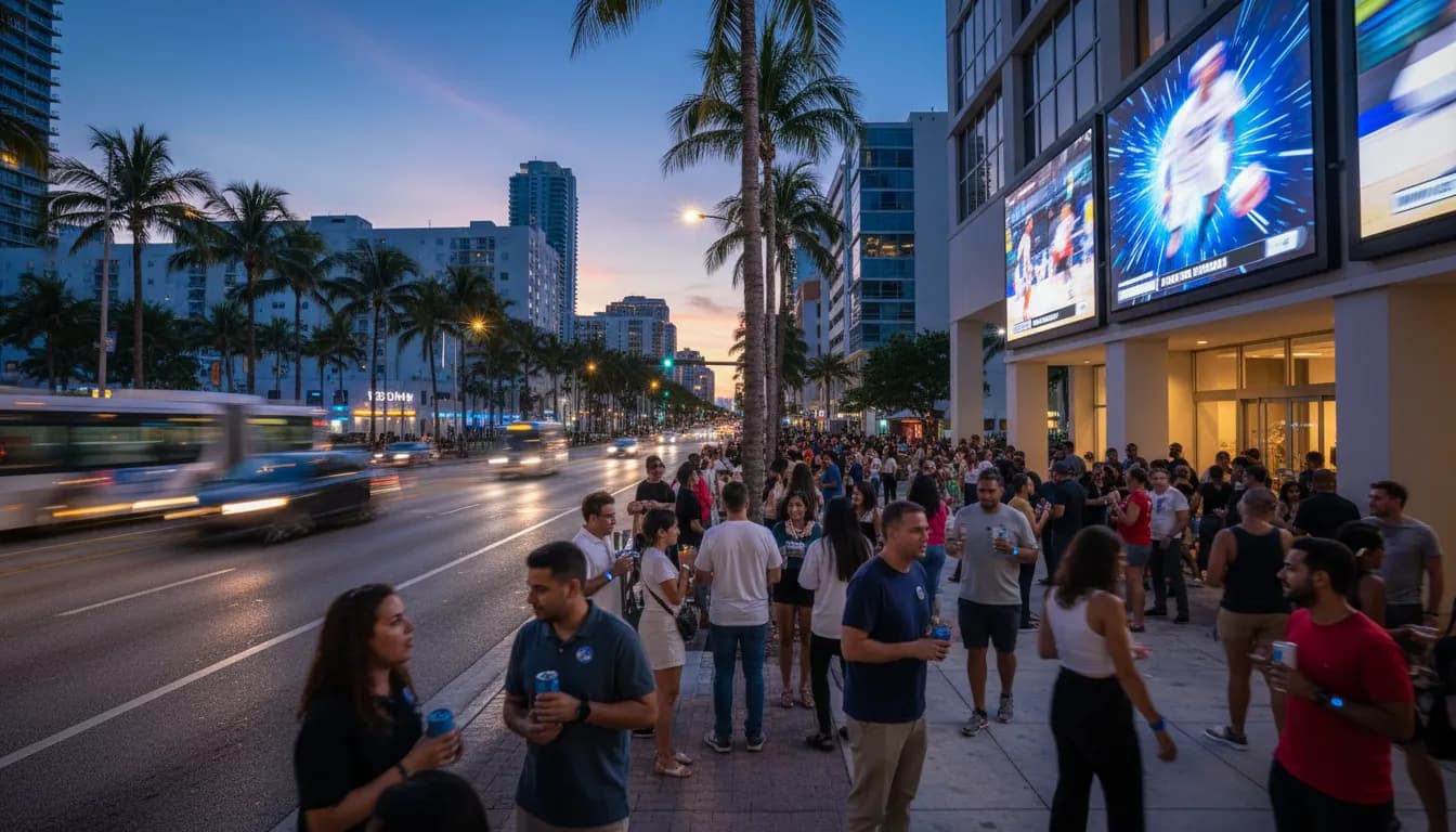 Practical city scene for Miami's Sports Social Scene: Star Wars Zero Company & Beyond