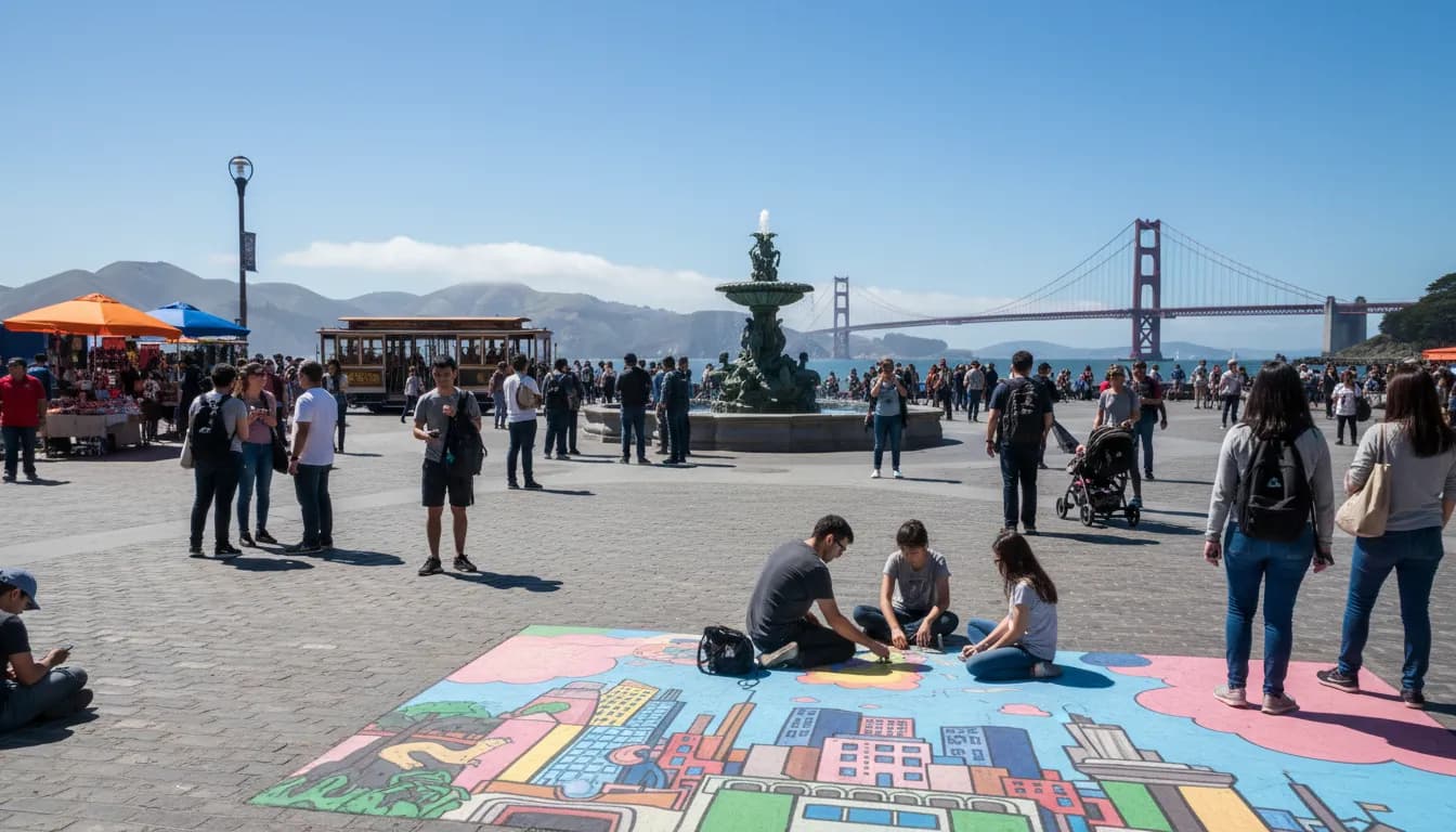 Practical city scene for Unlocking San Francisco's Free Wonders: Connecting with the 'Wolverine PS5' Buzz