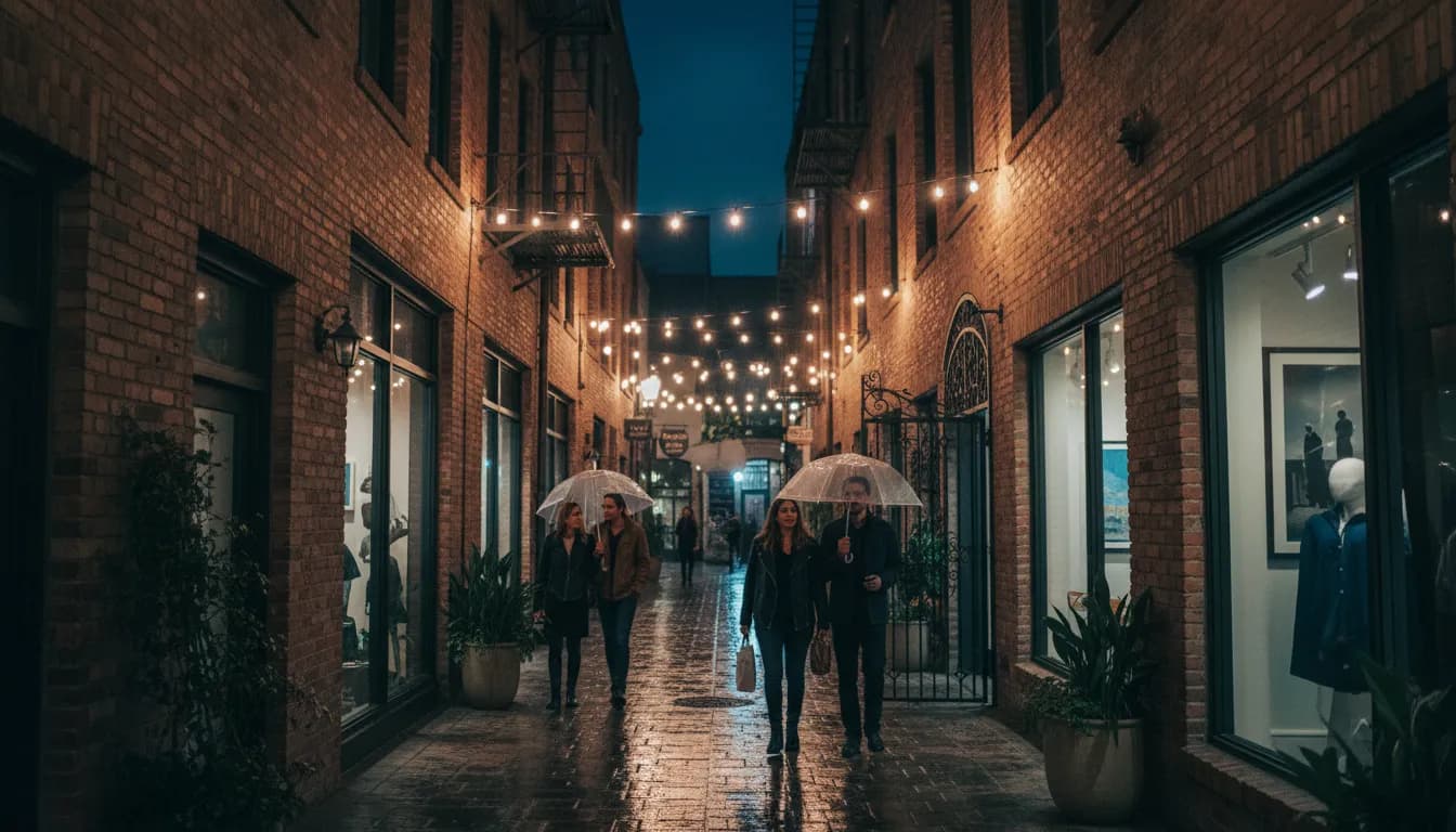 Practical city scene for Discovering Los Angeles' Hidden Charms Beyond the '7 Brew App' Buzz