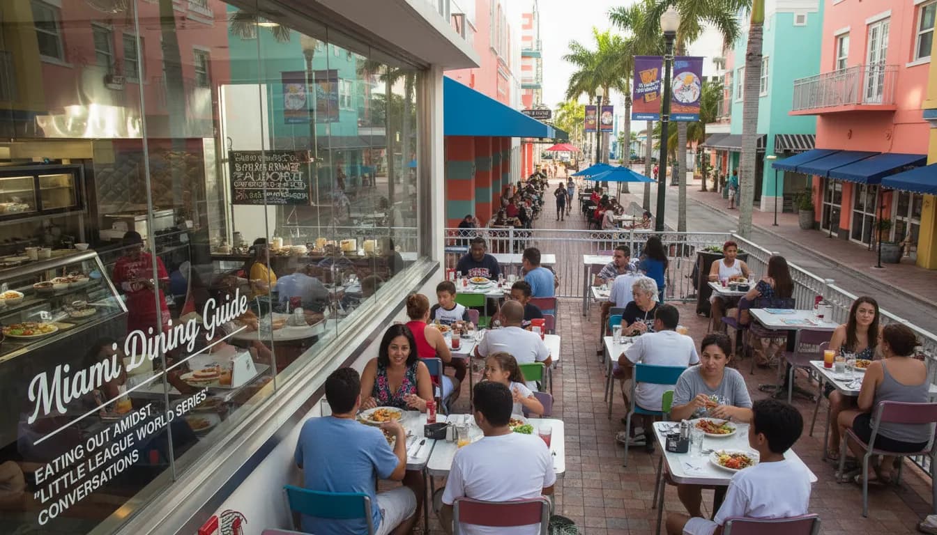 Local detail for Miami Dining Guide: Eating Out Amidst 'Little League World Series' Conversations