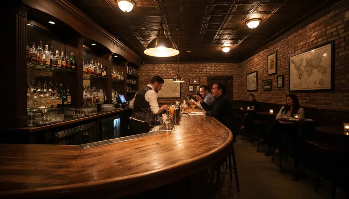 Practical city scene for Los Angeles Nightlife: Unveiling Hidden Bars Beyond 'Ford Fathom' Buzz