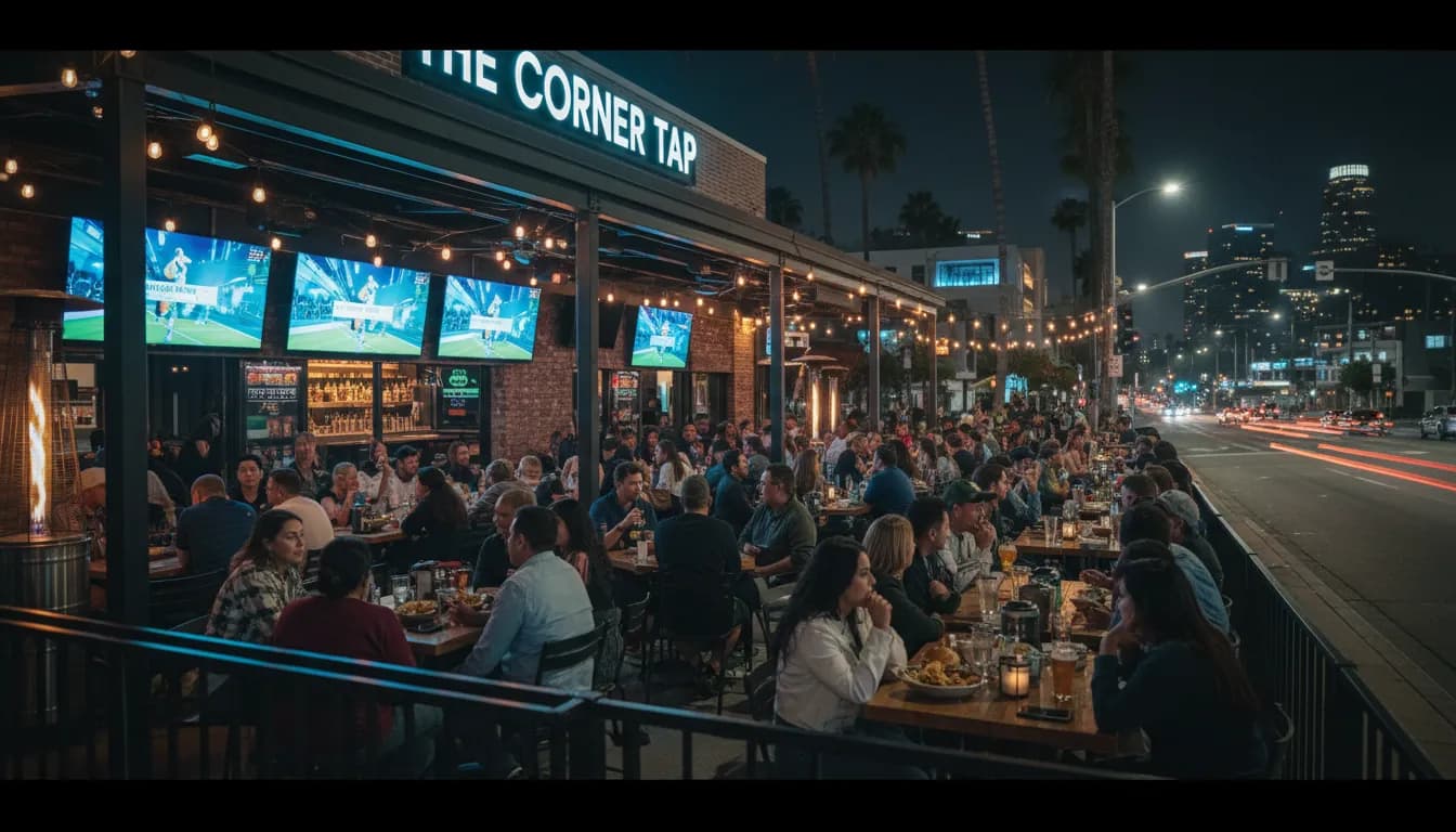 Practical city scene for Los Angeles Dining Spots to Enjoy the Game Day Vibe: 'charlotte vs pachuca' Edition