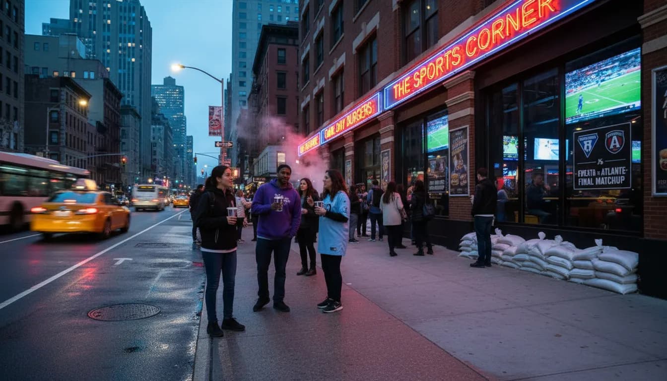 Local detail for New York City Neighborhoods: Finding the Sports Pulse for 'minnesota vs atlante' Fans