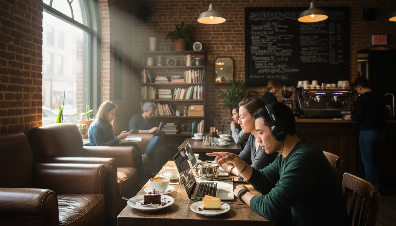 Practical city scene for New York City Coffee & Desserts: Fueling Gaming Sessions Beyond 'overwatch patch notes'