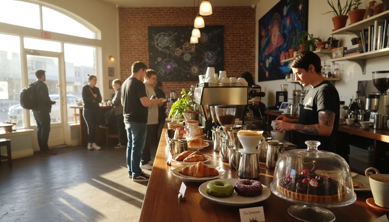 Local detail for San Francisco's Cosmic Coffee Breaks: Not 'SpaceX Launch Today' Related