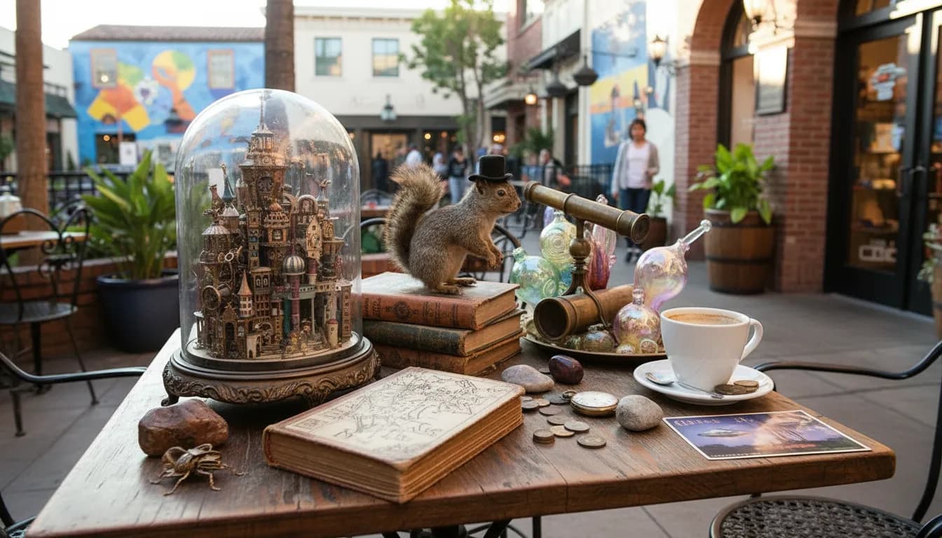 Los Angeles's Quirky Finds: More Than Just 'Aces vs Mystics' Game Day — photorealistic Los Angeles editorial scene
