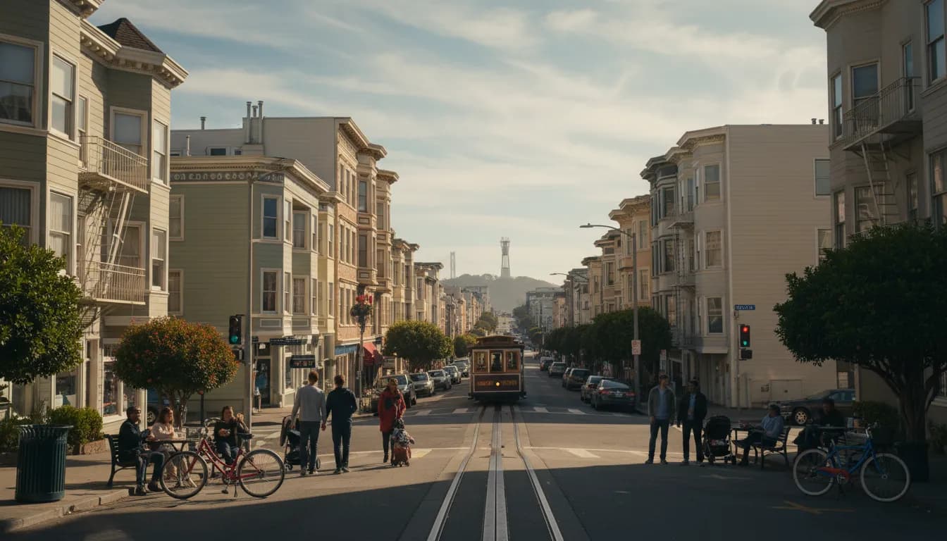 Practical city scene for San Francisco Weekend Plans: Exploring the City Beyond Any 'palworld update'