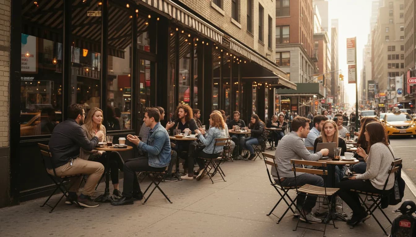 Practical city scene for NYC Watch Parties: Gathering Spots for 'gta 6 netflix' Conversations