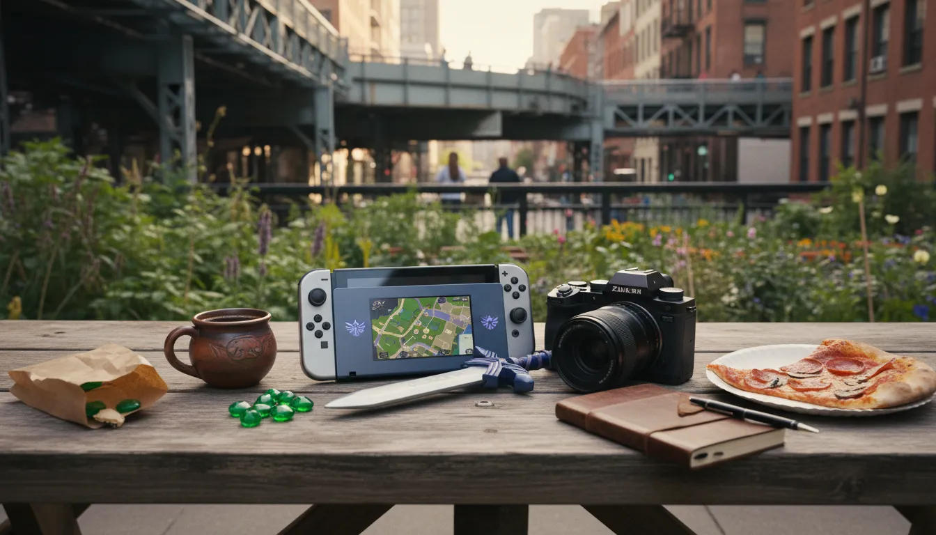 Practical city scene for Exploring New York City Neighborhoods with a Zelda Switch 2 Lens: Hidden Gems