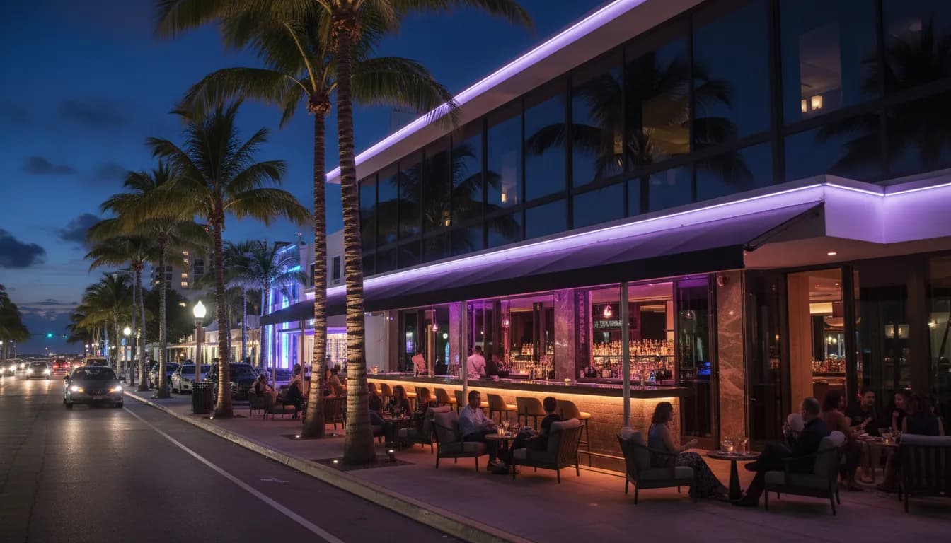 Local detail for Miami Nights: Bars for Discussing Monsters of God and Speculative Fiction