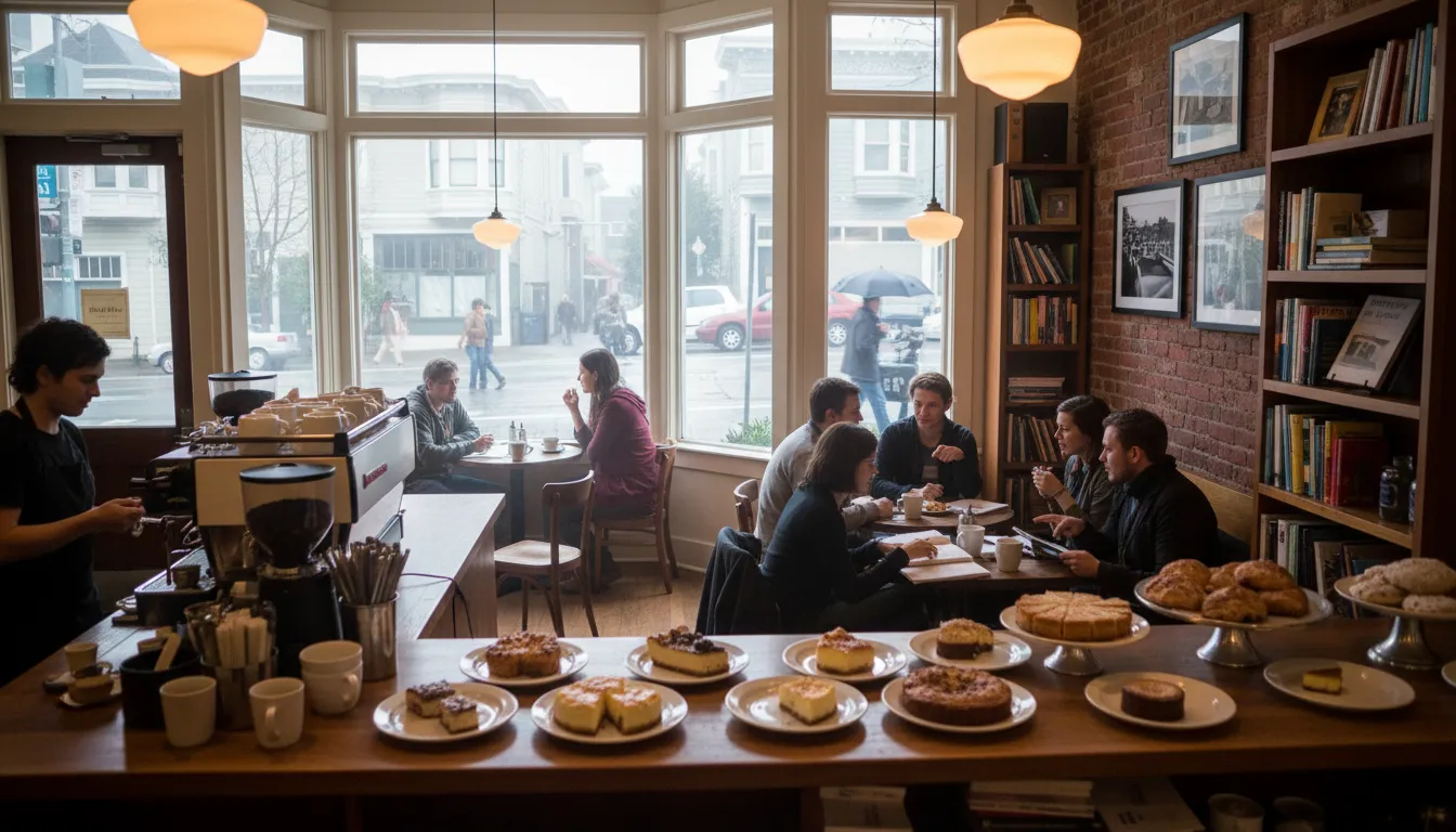 Local detail for San Francisco Coffee & Dessert Spots Inspired by 'SWAT Exiles Season 2' Themes