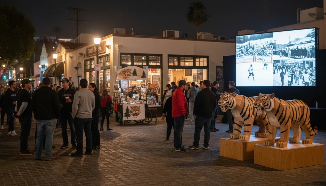 Practical city scene for Los Angeles' Odd Finds: Connecting to 'Tigres - Minnesota' Public Interest